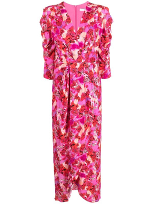 

Floral-print midi dress, IRO Floral-print midi dress