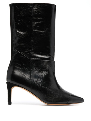 

70mm patent-leather ankle boots, IRO 70mm patent-leather ankle boots