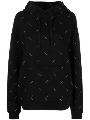

Okapi logo-print pullover hoodie, IRO Okapi logo-print pullover hoodie