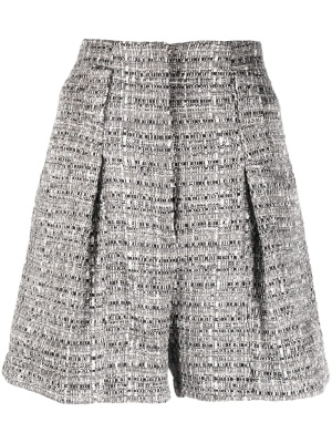 

Metallic tweed tailored shorts, IRO Metallic tweed tailored shorts
