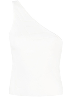 

Flisa one-shoulder jacquard top, IRO Flisa one-shoulder jacquard top