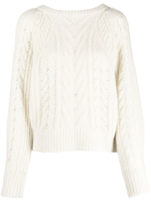 

Cable-knit wool-blend jumper, IRO Cable-knit wool-blend jumper