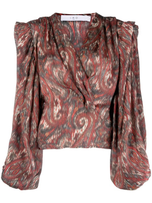

Paisley-print silk blouse, IRO Paisley-print silk blouse