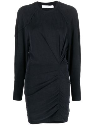 

Long-sleeved gathered dress, IRO Long-sleeved gathered dress