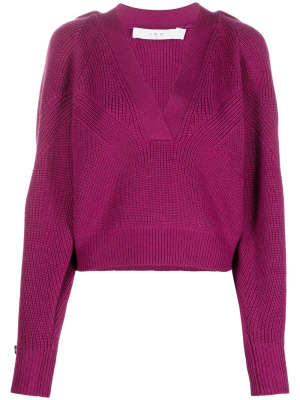 

V-neck knitted jumper, IRO V-neck knitted jumper