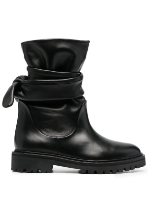 

Tie-detail lamb leather ankle boots, IRO Tie-detail lamb leather ankle boots