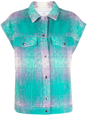 

Plaid short-sleeve jacket, IRO Plaid short-sleeve jacket