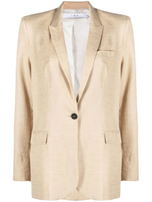

Notched-lapel cotton-blend blazer, IRO Notched-lapel cotton-blend blazer