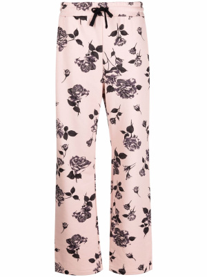 

Rose-print track pants, RED Valentino Rose-print track pants