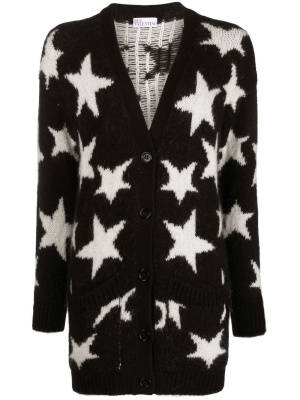 

Long-sleeved star cardigan, RED Valentino Long-sleeved star cardigan