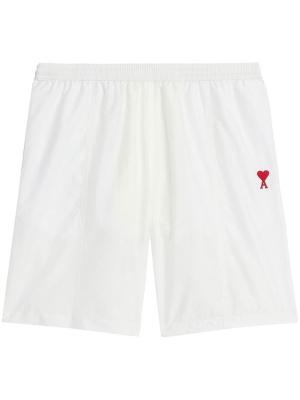 

Embroidered-logo swim shorts, AMI Paris Embroidered-logo swim shorts