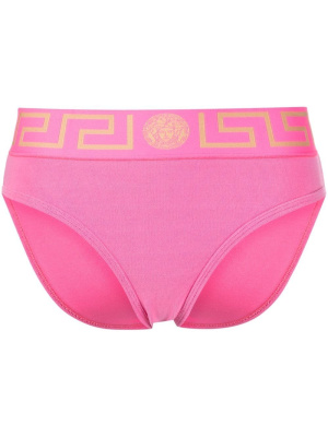 

Logo-waistband bikini bottoms, Versace Logo-waistband bikini bottoms