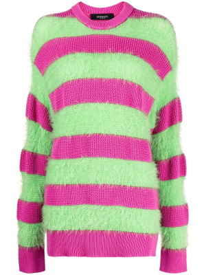 

Stripe wool-blend jumper, Versace Stripe wool-blend jumper