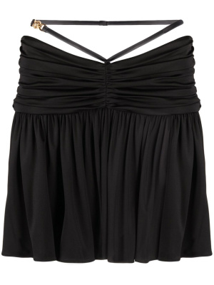 

Ruched-waist mini skirt, Versace Ruched-waist mini skirt