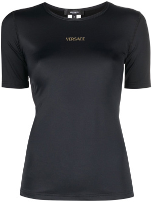 

Logo-print round-neck T-shirt, Versace Logo-print round-neck T-shirt