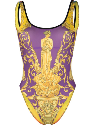 

Graphic-print swim suit, Versace Graphic-print swim suit