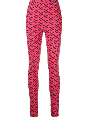 

La Greca print leggings, Versace La Greca print leggings