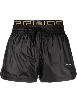 

Greca Border high-waisted shorts, Versace Greca Border high-waisted shorts