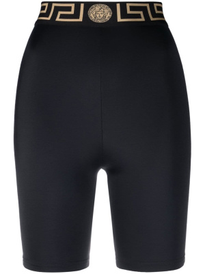 

Greca-waistband cycling shorts, Versace Greca-waistband cycling shorts