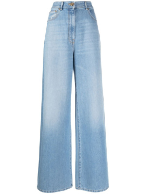 

High-rise wide-leg jeans, Versace High-rise wide-leg jeans