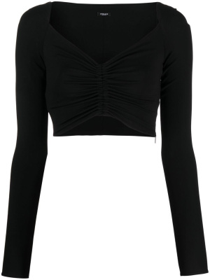 

V-neck cropped blouse, Versace V-neck cropped blouse