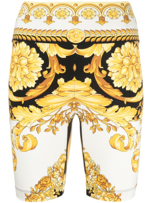 

Barocco-print cycling shorts, Versace Barocco-print cycling shorts