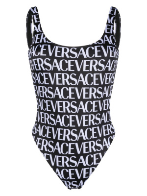 

All-over logo print one-piece, Versace All-over logo print one-piece