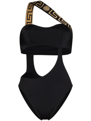 

Cut-out Grecca detail swimsuit, Versace Cut-out Grecca detail swimsuit