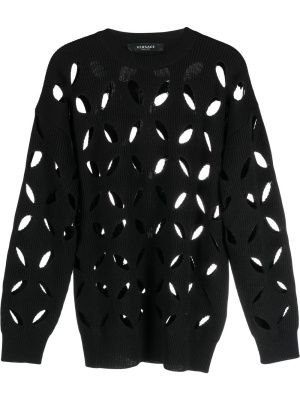 

Cut-out detail sweater, Versace Cut-out detail sweater