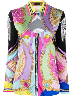 

All-over graphic print shirt, Versace All-over graphic print shirt