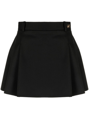 

Medusa-button pleated mini skirt, Versace Medusa-button pleated mini skirt