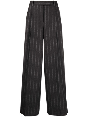 

Logo-pinstripe trousers, Versace Logo-pinstripe trousers