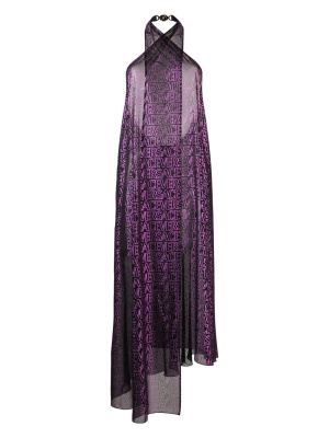 

All-over logo-print beach dress, Versace All-over logo-print beach dress