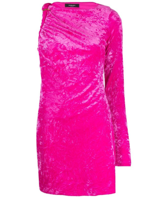 

Rolled velvet minidress, Versace Rolled velvet minidress