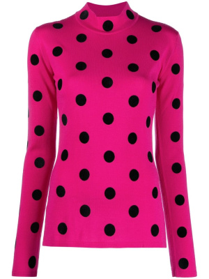 

Polka-dot virgin wool jumper, Versace Polka-dot virgin wool jumper