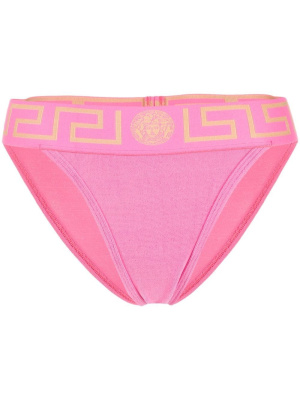 

Greca-waistband bikini bottoms, Versace Greca-waistband bikini bottoms