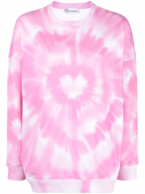 

Heart-motif cotton sweatshirt, RED Valentino Heart-motif cotton sweatshirt