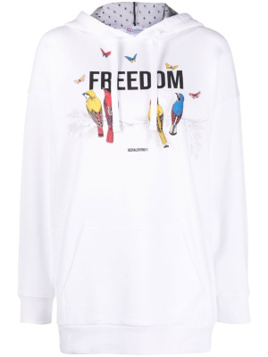 

Graphic-print hoodie, RED Valentino Graphic-print hoodie