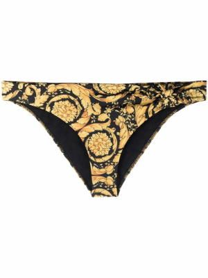 

Logo embroidered bikini bottoms, Versace Logo embroidered bikini bottoms