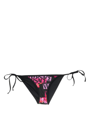 

Floral-print bikini bottoms, Versace Floral-print bikini bottoms
