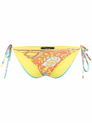 

Baroque pattern-print bikini bottoms, Versace Baroque pattern-print bikini bottoms