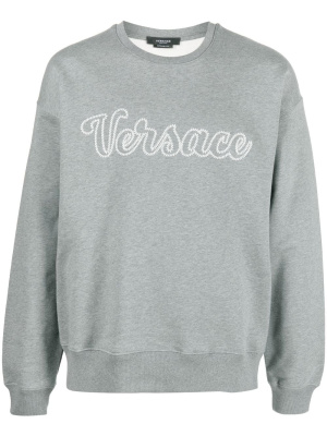 

Logo-lettering sweatshirt, Versace Logo-lettering sweatshirt