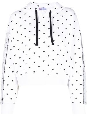 

Heart-print cropped jumper, RED Valentino Heart-print cropped jumper