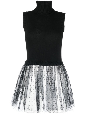 

Knitted peplum top, RED Valentino Knitted peplum top