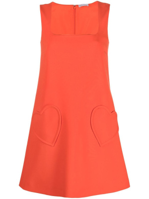 

Square-neck minidress, RED Valentino Square-neck minidress