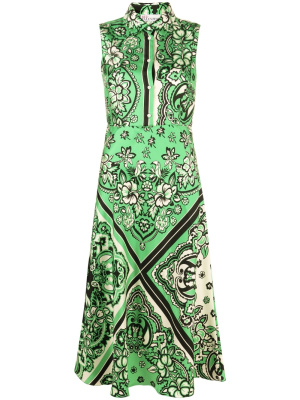 

Bandana-print silk shirtdress, RED Valentino Bandana-print silk shirtdress