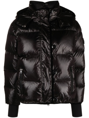 

Detachable-hood zip-up padded jacket, RED Valentino Detachable-hood zip-up padded jacket