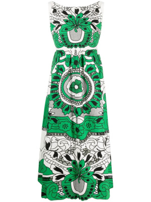

Floral-print midi dress, RED Valentino Floral-print midi dress