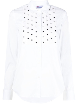 

Crystal-embellished long-sleeve shirt, RED Valentino Crystal-embellished long-sleeve shirt