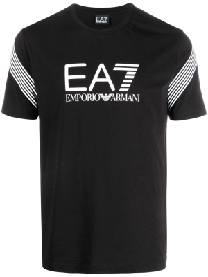 

Logo-print short-sleeve T-shirt, Ea7 Emporio Armani Logo-print short-sleeve T-shirt